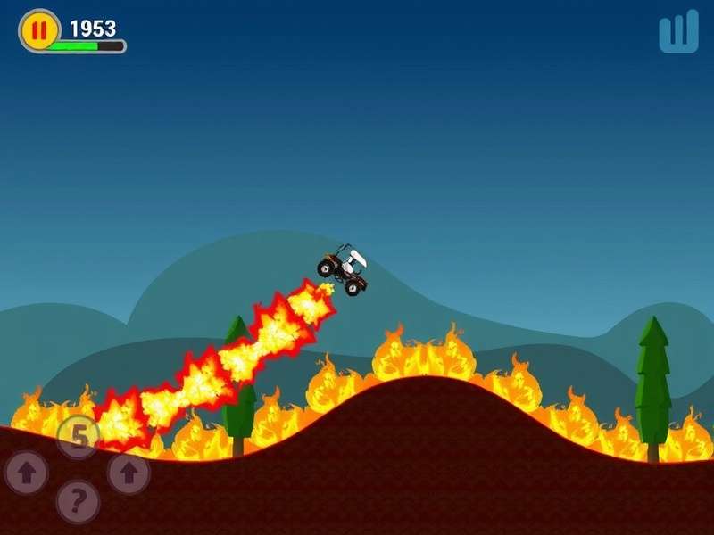Burning Blaze Bash Gameplay Screenshot